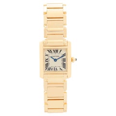 Cartier Tank Francaise 18k Yellow Gold Ladies Watch 1820 W50002N2