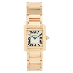 Cartier Tank Francaise 18k Yellow Gold Ladies Watch 2385 W50002N2