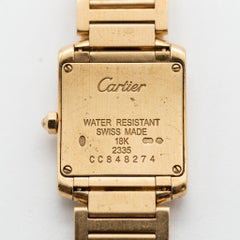 Cartier Tank Française 18k Yellow Gold Ladies Watch