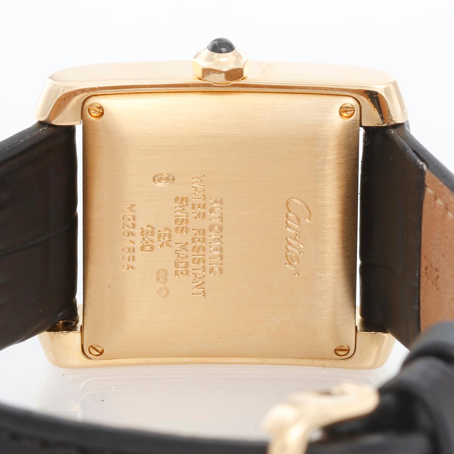 Women's or Men's Cartier Tank Francaise 18k Yellow Gold Men's Watch W5000156 1840