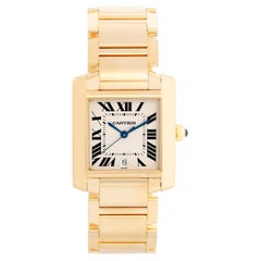Cartier Tank Francaise 18k Yellow Gold Watch W5000156 1840