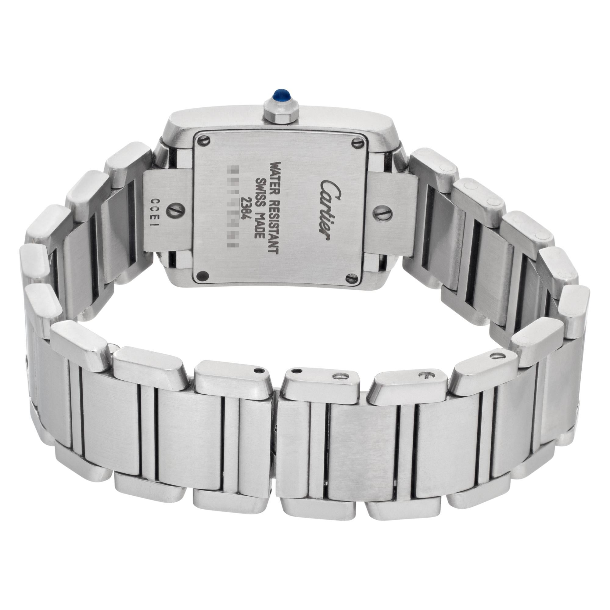 Cartier Tank Francaise W51008q3 Damen im Angebot