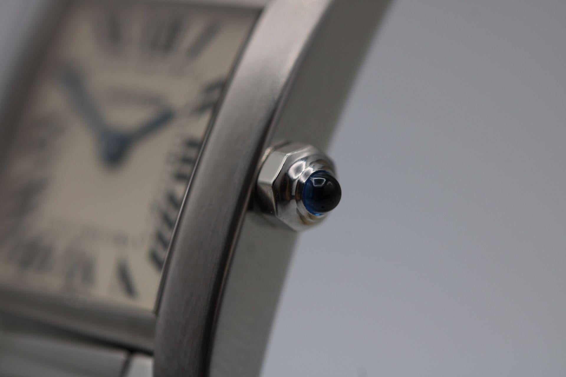 Women's Cartier Tank Francaise 2300 Watch and Papers 1997