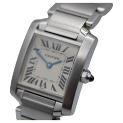 Retro  Cartier Tank Francaise 2300 Watch and Papers 1997