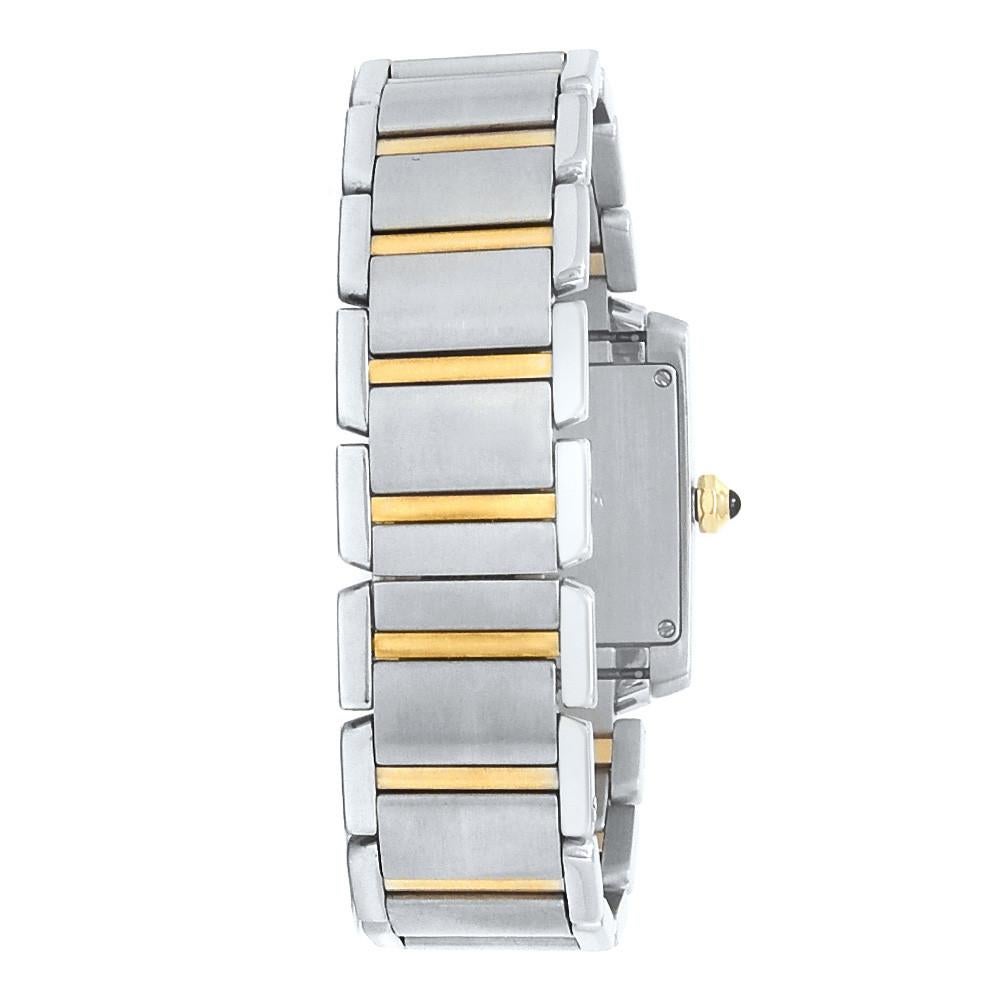 Women's Cartier Tank Francaise 2301, White Dial, Certified and Warranty