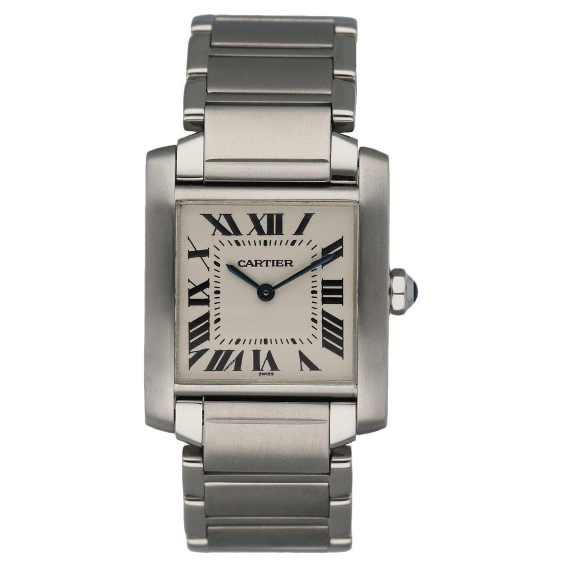 Reloj Cartier Tank Francaise 2301 de acero inoxidable para señora