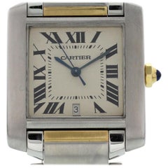 Cartier Tank Francaise 2302, Certified and Warranty