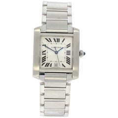 Cartier Tank Française 2302 Stainless Still Midsize