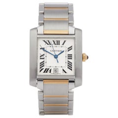 Cartier Tank Francaise 2302 Unisex-Edelstahluhr