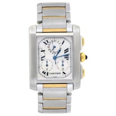 Cartier Tank Francaise 2303, White Dial, Certified and Warranty