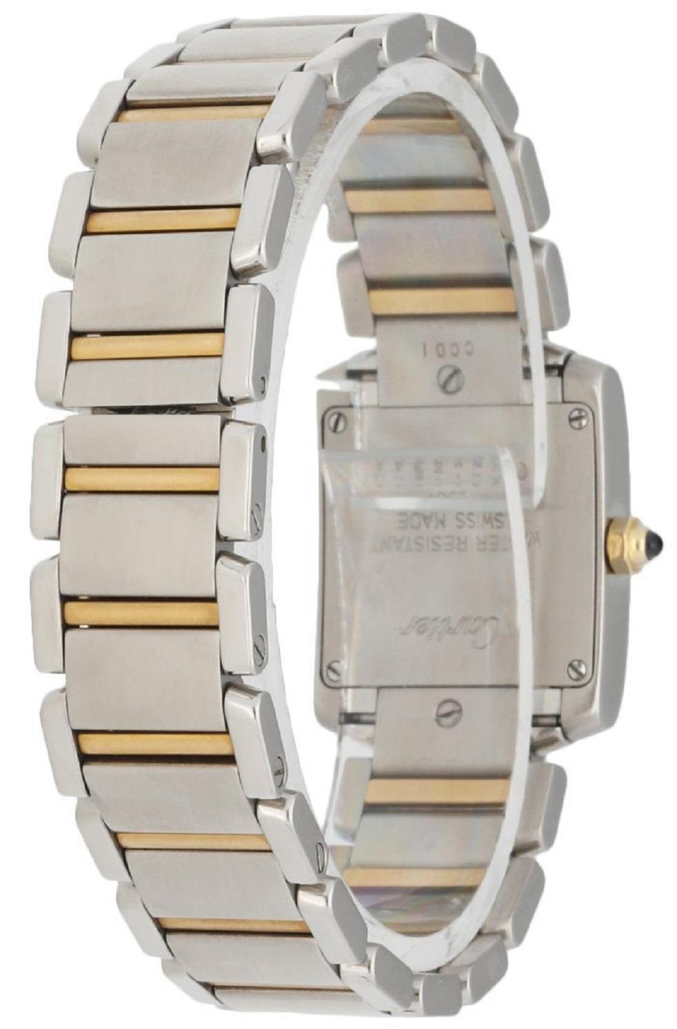 Cartier Cartier: Tank Francaise 2384 Damenuhr 1