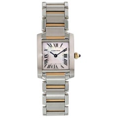 Cartier Tank Francaise 2384 Mother of Pearl Dial Ladies Watch