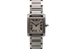 Cartier Tank Française 2384 – Steel – 20 x 25mm – Full Set – 2006