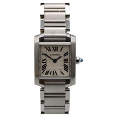 Cartier Tank Française 2384 – Steel – 20 x 25mm – Full Set – 2006