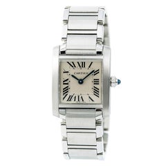 Cartier Tank Francaise 2384 W51008Q3 Women's Quartz Watch Stainless