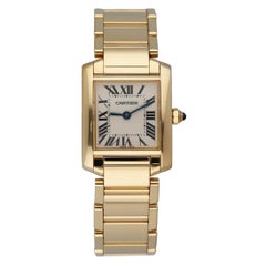 Cartier Tank Francaise 2385 18k Yellow Gold Ladies Watch