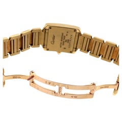 Cartier Tank Française 2385/CC875320 Small 18ct Yellow Gold Ladies Watch