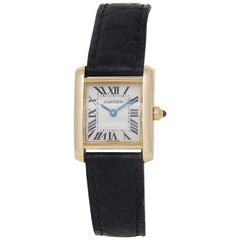 Cartier Tank Francaise 2385, White Dial, Certified and Warranty