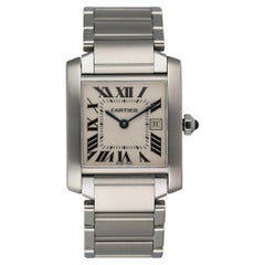 Cartier Tank Francaise 2465 Ladies Midsize Watch