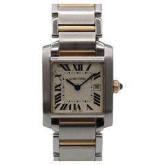 Cartier Tank Française 2465 – Acciaio e oro – 24 x 30 mm – Quarzo