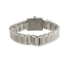Cartier Tank Francaise Aftermarket Diamond Bezel Watch 2384