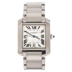 Cartier Tank Francaise Orologio automatico in acciaio inossidabile 28