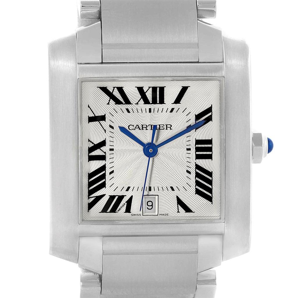 Cartier watch blue hands new arrivals
