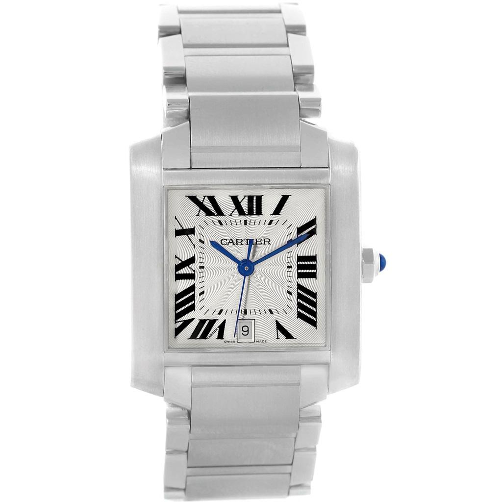 cartier watch blue hands
