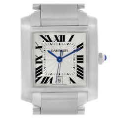 Cartier Tank Francaise Blue Hands Automatic Men’s Watch W51002Q3