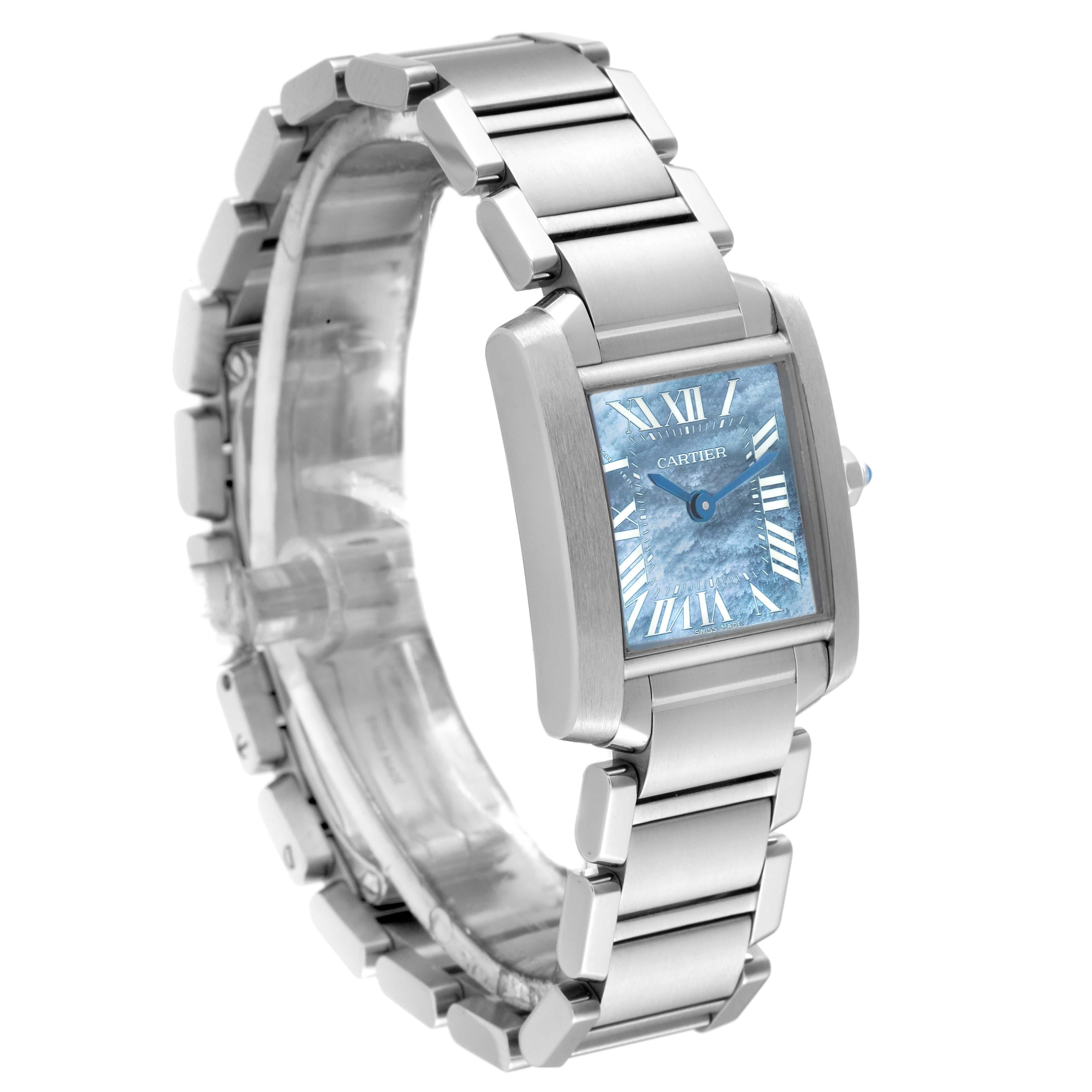 cartier mother of pearl watch