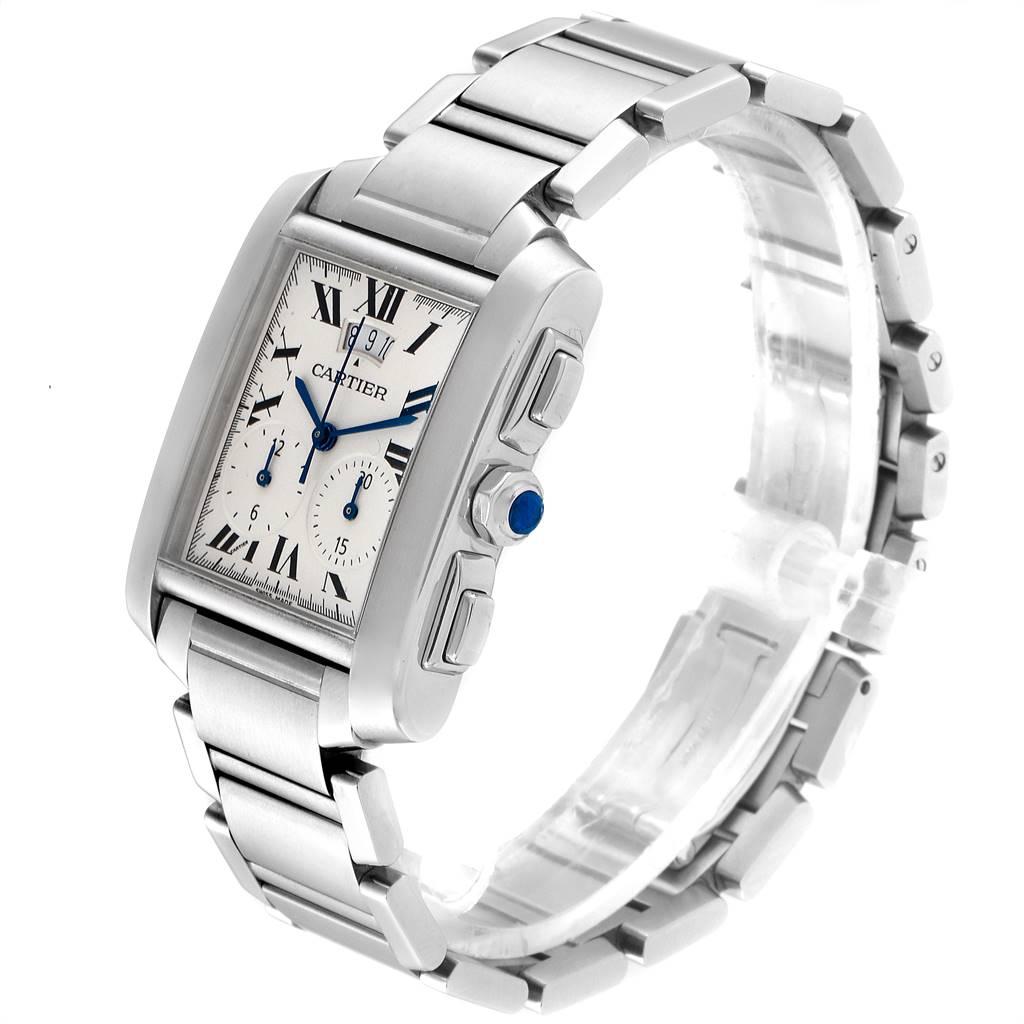 Cartier Tank Francaise Chrongraph Steel Men's Watch W51024Q3 1