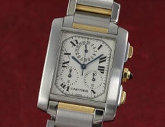 Cartier Tank Francaise Chrono-Reflex Steel and Gold