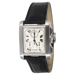 Cartier: Unisex-Uhr Tank Francaise Chronoflex 2303  Rostfreier Stahl