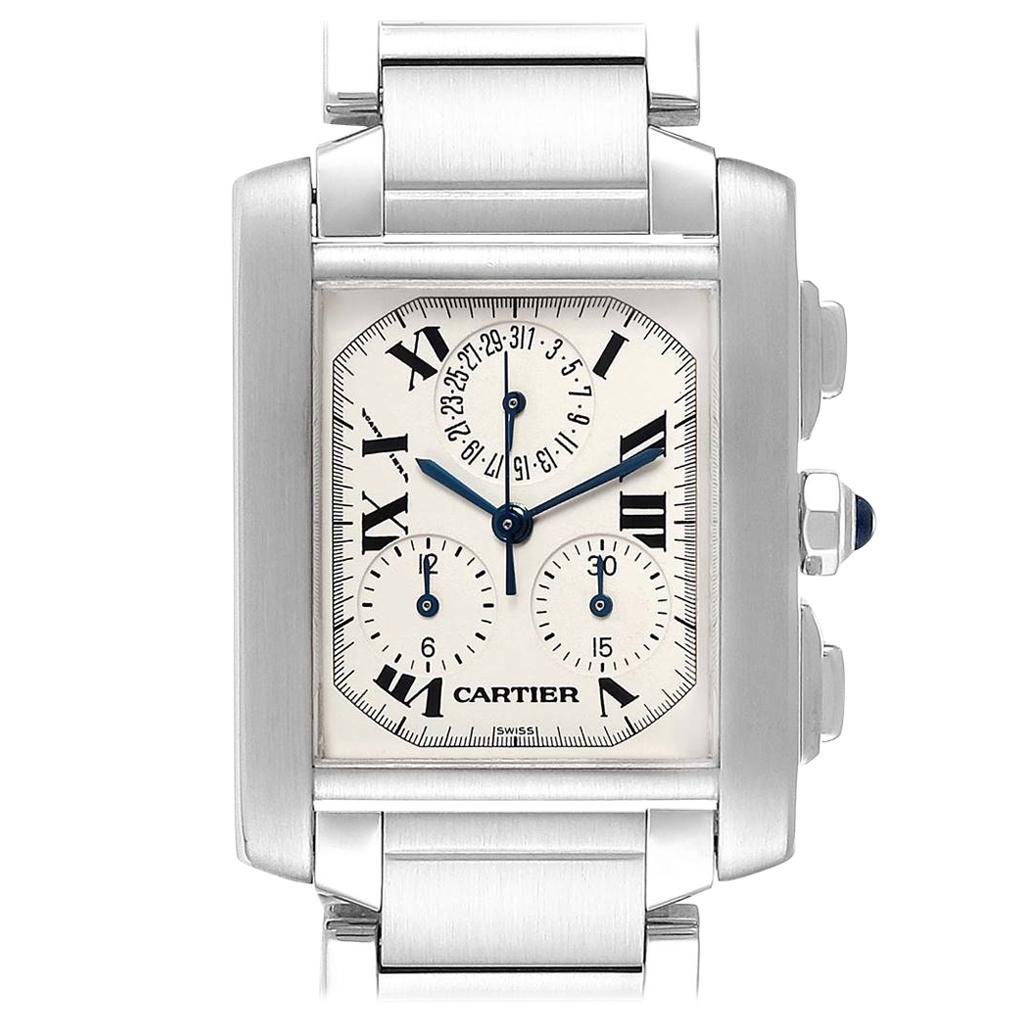 Cartier Tank Francaise Chronoflex 