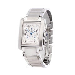 Cartier Tank Francaise Chronoflex W51001Q3
