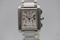 Cartier Tank Française Chronograph –30mm – Model 2303 – Full Set