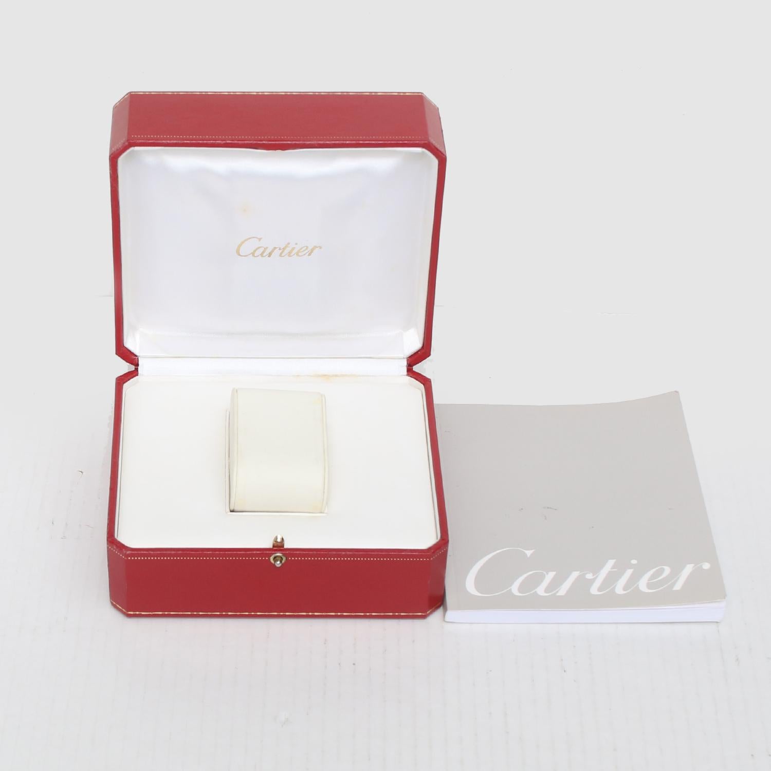 Cartier: 18 Karat Gold Herrenuhr Tank Francaise Chronograph  W5000556 2