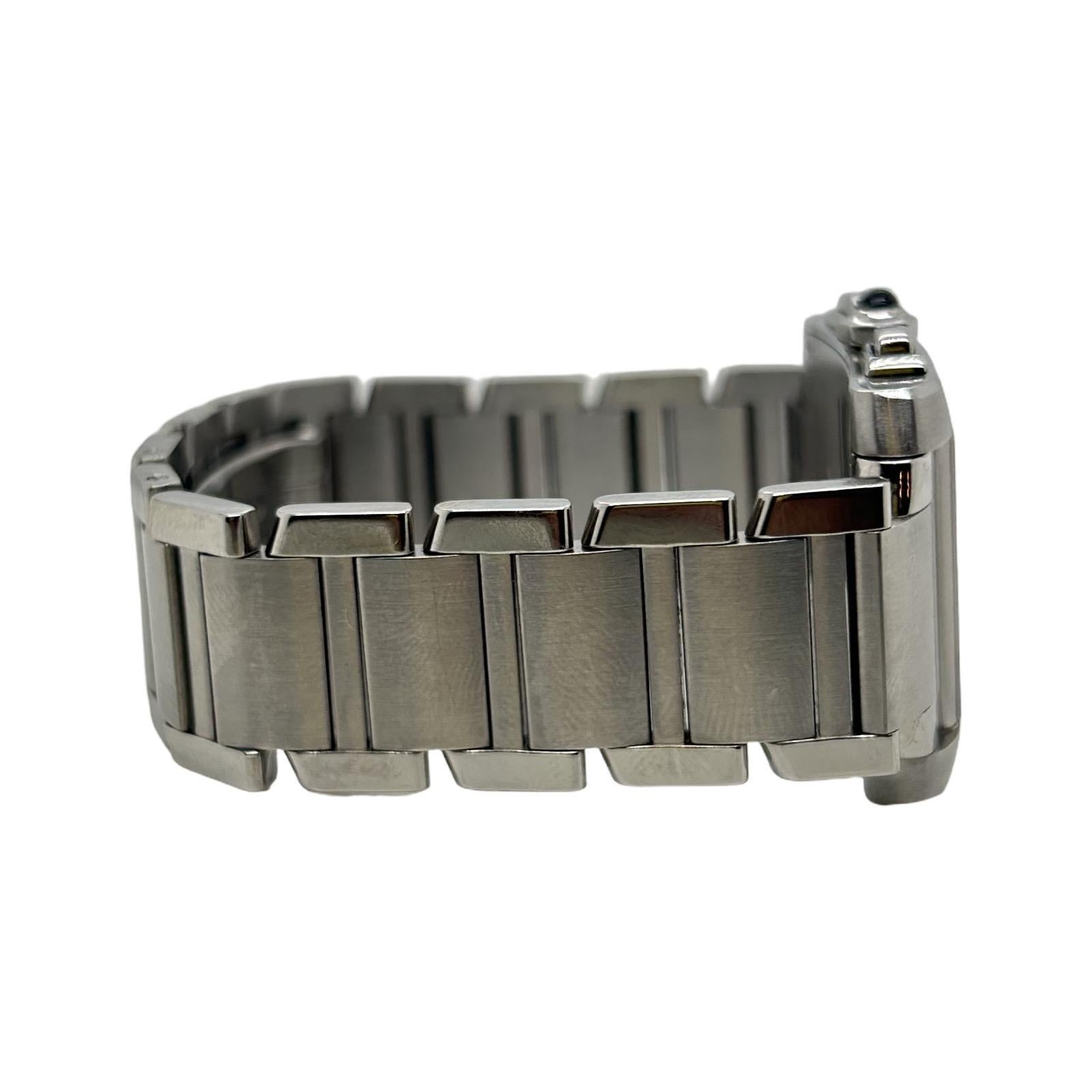 Cartier Tank Francaise Cronógrafo Acero Inoxidable Ref. 2303 en venta 1