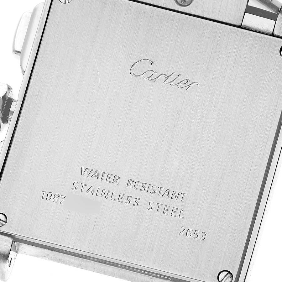 Cartier Tank Francaise Chronograph Steel Mens Watch W51024Q3 1