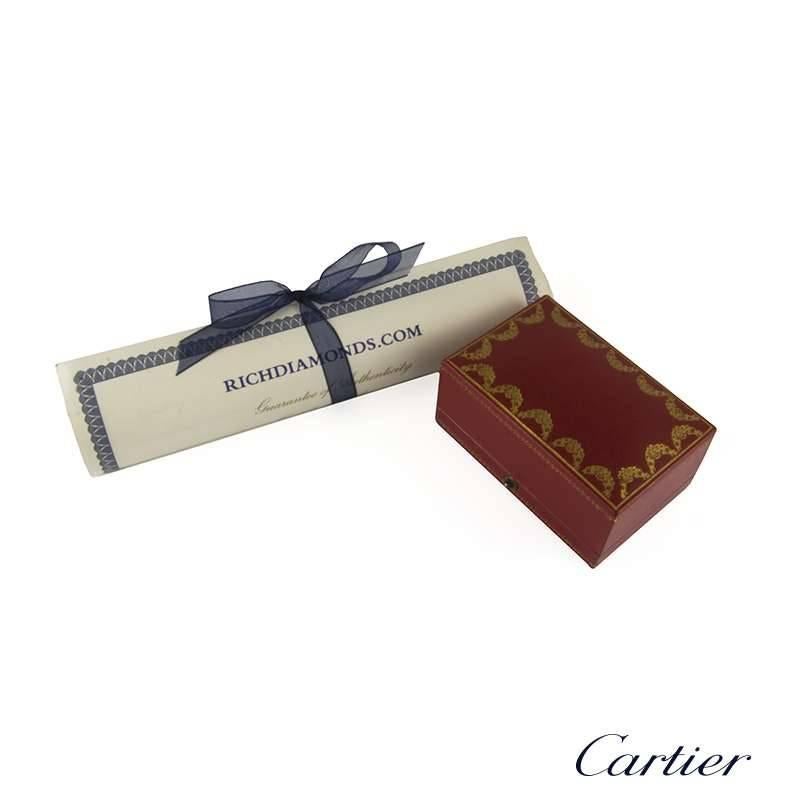 Cartier Tank Francaise Diamond Earrings In Excellent Condition In Mayfair, London, London