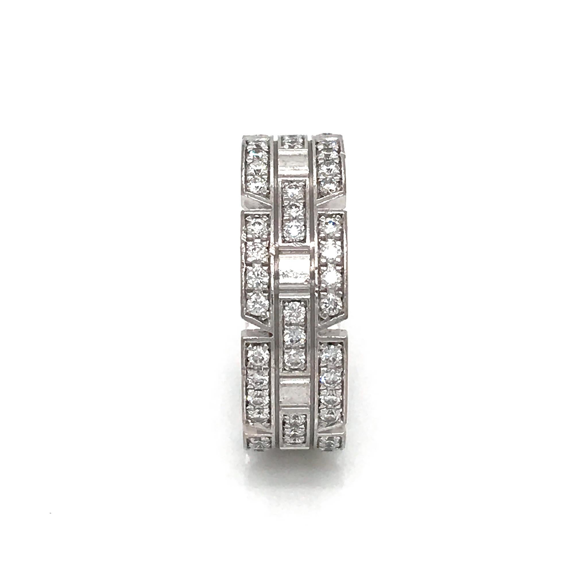 cartier tank ring diamond