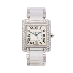 Cartier Tank Francaise Diamond WE1003SC