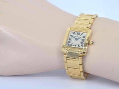 Cartier - Tank Francaise gold