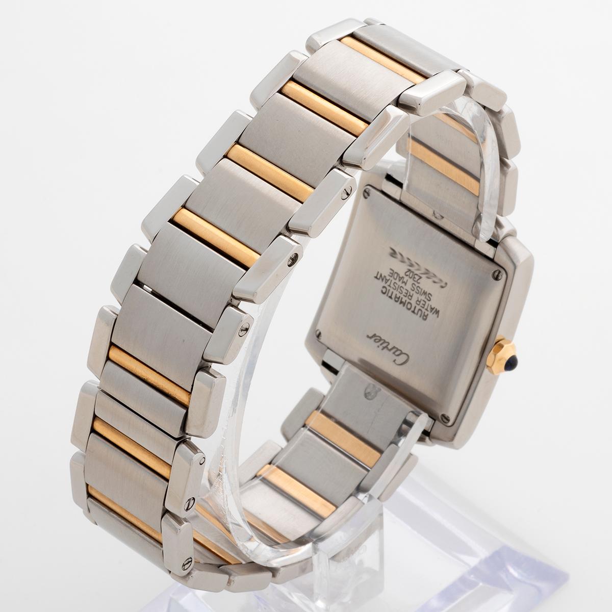 Women's or Men's Cartier Tank Française, Gold / Steel, 'Large', Outstanding Condition