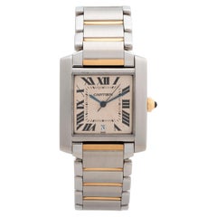 Cartier Tank Française, Gold / Steel, 'Large', Outstanding Condition