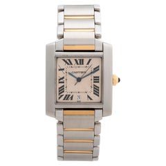 Cartier Tank Française, Oro / Acciaio, 'Large', Condizioni eccezionali