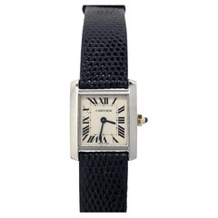 Cartier Tank Francaise Ladies Quartz Wrist Watch