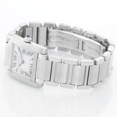 Cartier Tank Francaise Ladies Stainless Steel Watch 2300