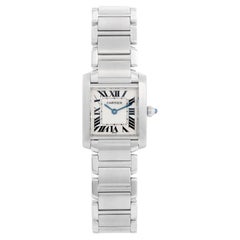 Cartier Tank Francaise Ladies Stainless Steel Watch 2300