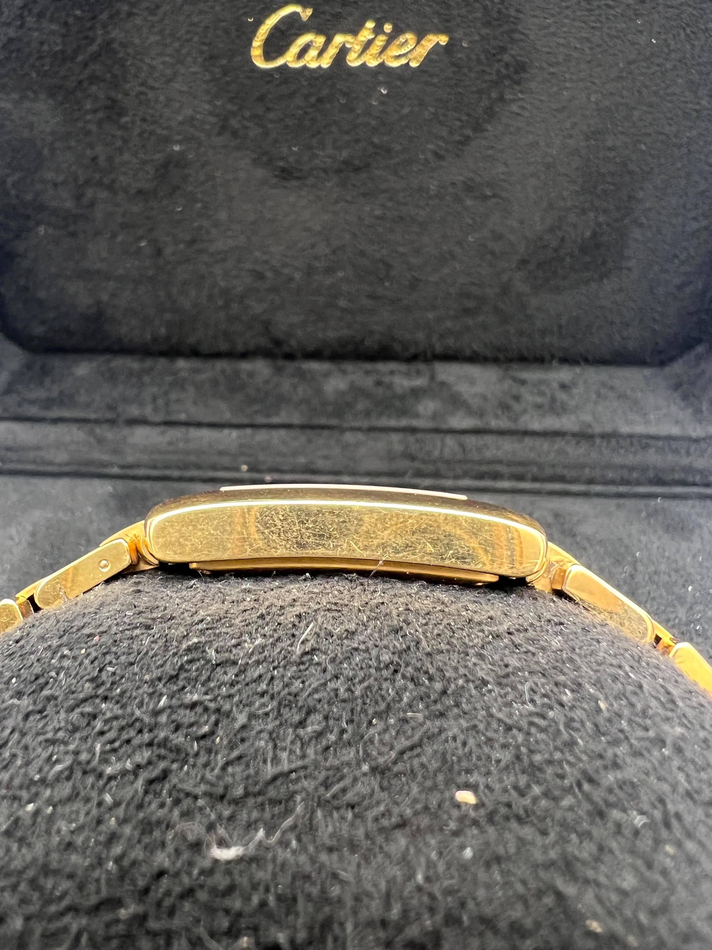 Cartier Tank Francaise Large Oro giallo 18 carati W50001R2 Scatola dell'orologio automatico in vendita 3